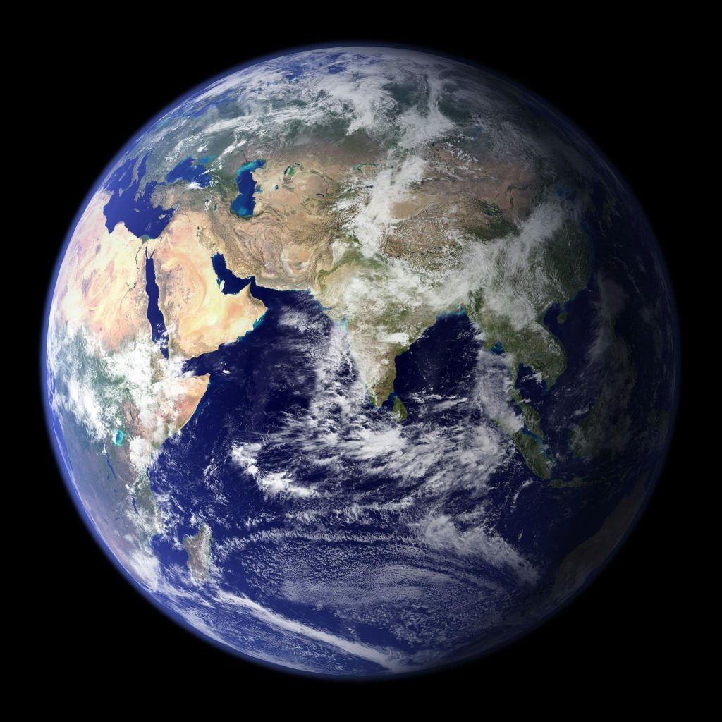 world from space